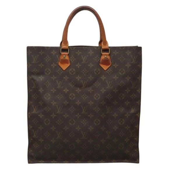 LOUIS VUITTON Monogram Sac Plat Hand Bag M51140 LV Auth 137345 - Picture 2 of 16